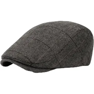 1 Stück, Schiebermütze Herren, Barrett Mütze Herren, Baskenmütze, Flatcap Herren