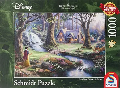 Schmidt Spiele Puzzle 59485 - Thomas Kinkade: Schneewittchen [1.000 Teile] | Zustand: Neu & original versiegelt