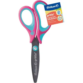 Pelikan griffix® Schulschere LovelyPink Rechtshänder Modell rund