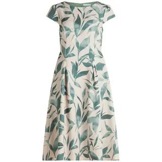 Betty & Co Cocktailkleid Beige/Grün 36