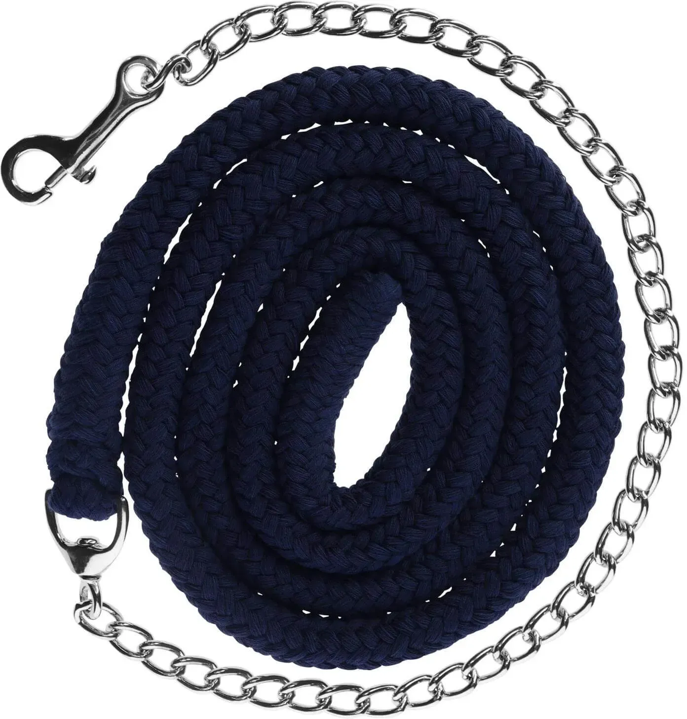 Führstrick Baumwolle mit Kette Navy