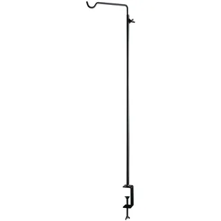 lcpzcc Deko-Tischhaken LASSANDA, Schwarz - Metall - H 90 cm