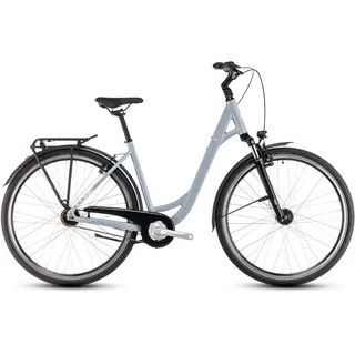 Cube Town One 2025 28 Zoll RH 45 cm Damen polargrey 'n' white