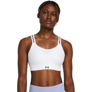 Under Armour Infinity 2.0 High Support Sport-BH Damen 100 white/black M A-C