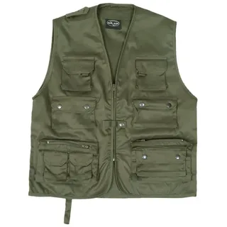 Mil-Tec Jagd- Und Anglerweste Oliv Gr.4Xl