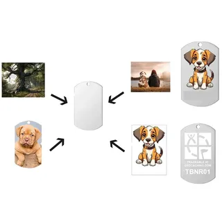 geo-versand Designe deinen eigenen Geocaching TravelTag Geschenk Travelbug Hund Log My Dog