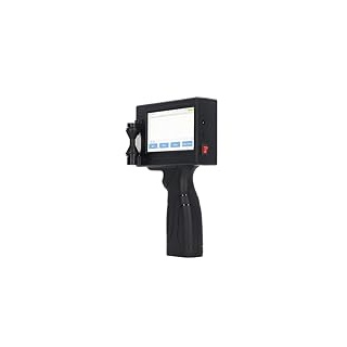 FTVOGUE Handheld-Tintenstrahldruckerpistole, Tragbar, Intelligent, mit LED-Touchscreen, 12,7 Mm, AC110, 240 V, Chinesisch und Englisch, Zweisprachig, für Datum, Anzahl, Chargennummer