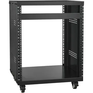 VEVOR 12U Server Rack 226,8kg Netzwerk Stereo Aufnahmestudio Rack 510x460x700mm