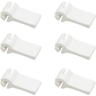 WINDHAGER Klemmhaken, Zubehör für Seilspannsegel, Witterungsbeständig, Kunststoff, Fixierung von Sonnensegel, Sonnensegel Stopper, Sonnensegelfixierung, 6 Stück,
