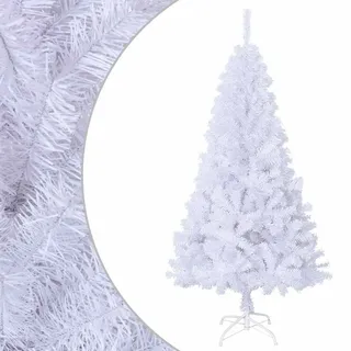 vidaXL Künstlicher Weihnachtsbaum mit Dicken Zweigen Weiß 150 cm