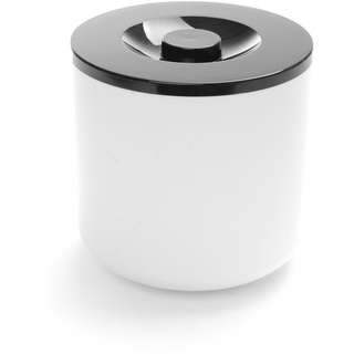 HENDI Eiseimer, BarUp, Doppelwandig, Eisbehälter, Eiskühler, 5L, ø190x(H) 200mm, Polystyren, Weiß, Schwarz