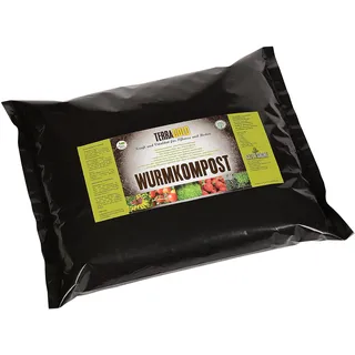 Natursache Wurmhumus - Biodünger 3 Liter I Wurmkompost ist der beste Pflanzendünger Langzeitdünger Gemüsedünger Grünpflanzendünger Palmendünger I Wurmerde Dünger ist ein Universaldünger I auch als Blumendünger & Flüssigdünger anwendbar