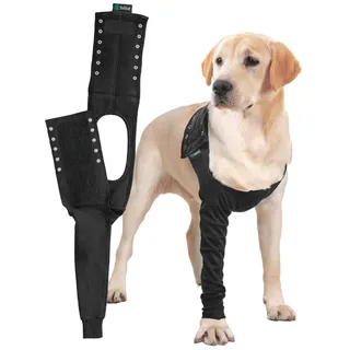 Suitical Recovery Sleeve Hund S atmungsaktiv schwarz