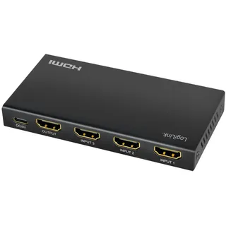 Logilink HD0062 - HDMI-Switch 3x1-Port (3X 1-Port, 4K/60 Hz, schwarz