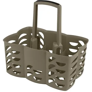 Gies Flaschenträger für 6 Flaschen 30,5 x 21 x 31 cm taupe
