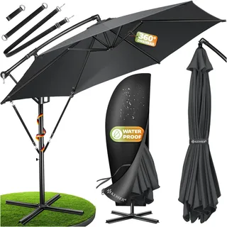 Kesser Ampelschirm Ø 300 cm Grau