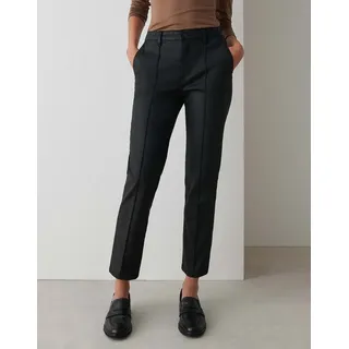 Opus Damen Flared | EBBI Kick Flared Jeans mit Coating Mid Rise Black, 40 L28