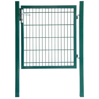 Home Deluxe Doppelstabmatten Gartentor Portarius 2 m moosgrün