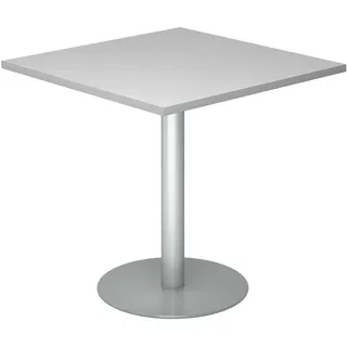 Hammerbacher Bistrotisch lichtgrau 80,0 x 80,0 x 74,5 cm