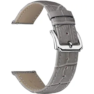 BINLUN Leder Uhrenarmband Schnellwechsel-Lederarmband Ersatz für Herren Damen 10mm, 12mm, 14mm, 15mm, 16mm, 17mm, 18mm, 19mm, 20mm, 21mm, 22mm, 23mm mit 12 Farben