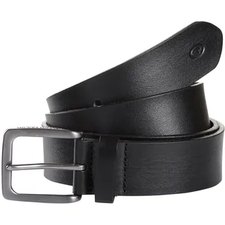 Tom Tailor Ledergürtel »TTSCOTT«, 3,5 cm breit, Herrengürtel, Jeans und Casual, bis Gr. 120 Gr. 11,5, schwarz, , 27573037-115