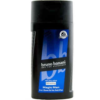 Magic Man 3-in-1 Duschgel für Körper, Haar und Gesicht, mit holzig-frischem Herrenduft, 250 ml