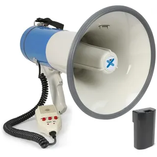 Vonyx MEG065 Megaphon Audio Zubehör, Blau, Weiss