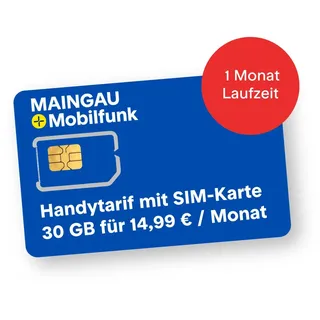 Handytarif mit Sim Karte 30 GB monatlich kündbar