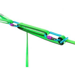 Longline Slackline Kit - Primitive Light 25 - Enthält Gehlinie, Karabiner, Riegel und Sling zum Spannen sowie Tragetasche - Komplettes Set, Länge 25m