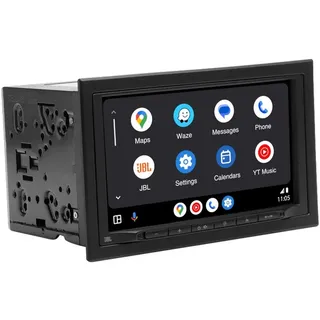 JBL Legend 700D 7 Zoll Multimedia Receiver 2-DIN Autoradio DAB CarPlay Android Auto, Freisprechanlage Auto Radio mit Bluetooth, 7-Zoll Touchscreen, USB/AUX UKW/MW, 6-Kanal 4V Vorverstärkerausgänge