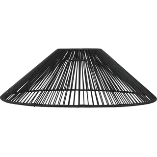 StarTrading Star Lampenschirm Vide, schwarz 58x18,5 cm, für E27,