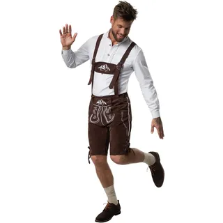 Tectake tectake® Lederhose Vogelsang