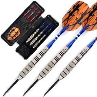 CUESOUL 28 Gramm Wolfram Stahl Spitze Darts Set 95% Tungsten-28 Gramm Wolfram Barrel (CSTSTD028-28)