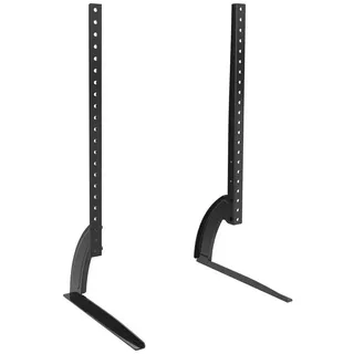 Maclean Brackets Maclean MC-954 TV Tischstandfuß Fernseher Standfüße Universeller Tisch-TV-Ständer TV Monitor Bildschirm Stand Beine 32-70 Zoll VESA 800x500 bis 50kg Schwarz