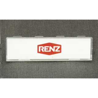 RENZ Namensschildabdeckung mit Namensschildeinlage 97-9-82146 (5 Stück)