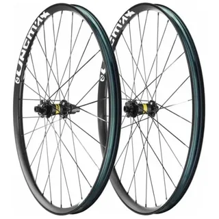 MAVIC E-deemax 27.5 ́ ́ Boost 6b Disc Tubeless Mtb-laufradsatz - Black / White - 15 x 110/12 x 148 mm