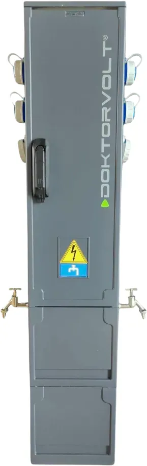 Campingverteiler Campingsäule CV-CAMP 4x230V/2P+E 2xCamp/3P Wasseranschluss DV-1451-F
