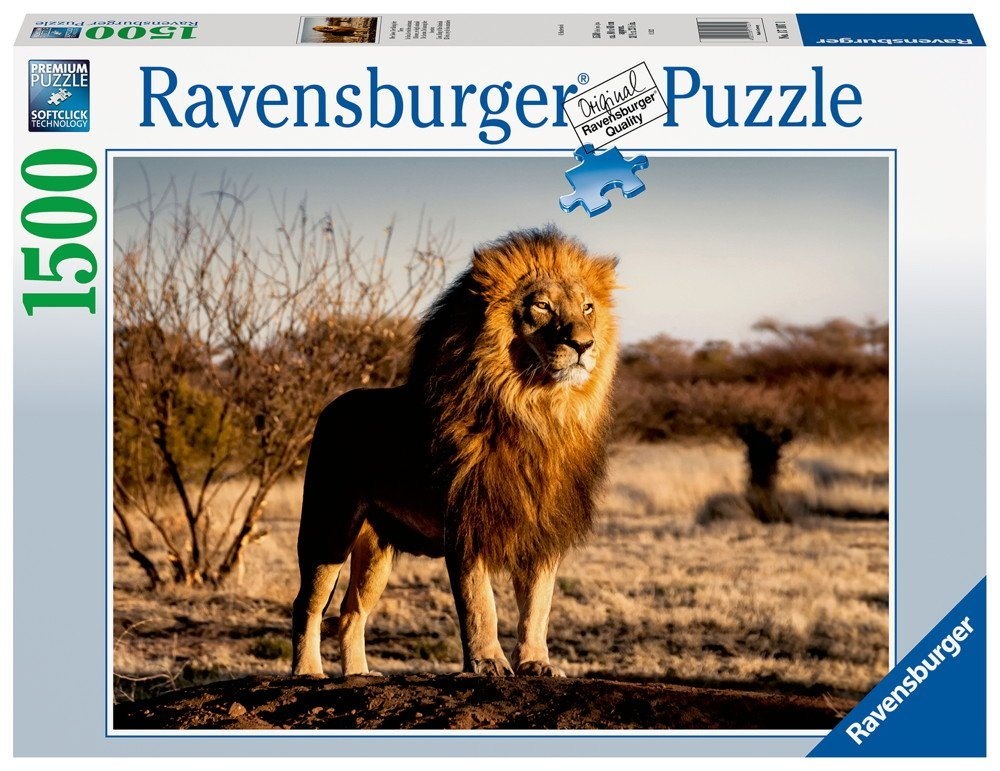 Ravensburger Puzzle 1500 Teile Ravensburger Puzzle Der Löwe Der König der Tiere 17107, 1500 Puzzleteile