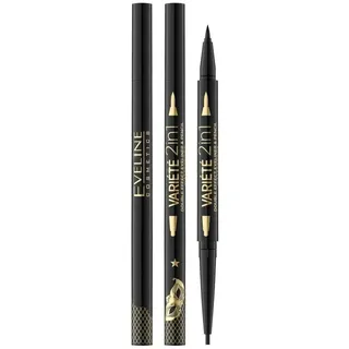 Eveline Cosmetics Eyeliner und Kajalstift 2in1