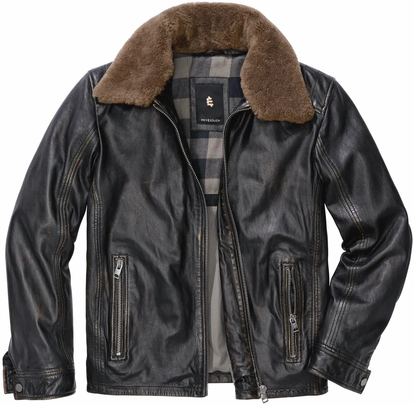 Lederjacke Aviator - 54