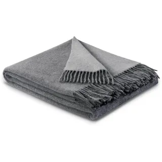 Kuscheldecke Cashmere 150 x 200 cm Mischgewebe Grau