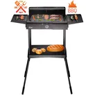 Zilan 2in1 Standgrill Elektrogrill Tischgrill Partygrill 2400W