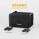 Growatt NOAH 2000 Batteriespeicher für Balkonkraftwerke, by Powerness - Growatt NOAH 2000 | 2048Wh / Ohne 800W Growatt NEO / Powerness Express