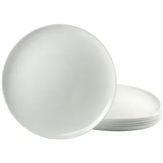 Luminarc Pizzateller 32 cm, 6 St.), Teller Set für 6 Personen, weiß