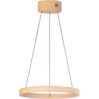 Fischer & Honsel Silvio 1-flg. 50 cm rund sandbraun Acryl Metall