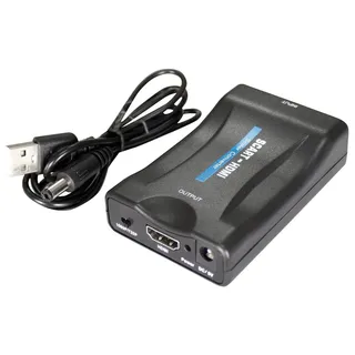 Maxtrack DVI-Switch, Konverter SCART zu HDMI 1080 p (60 Hz) schwarz