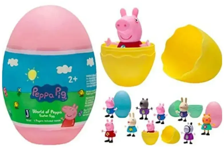 Jazwares 96574 - Peppa Wutz - Spielfigur im Ei (Blindpack, zufällige Auswahl)