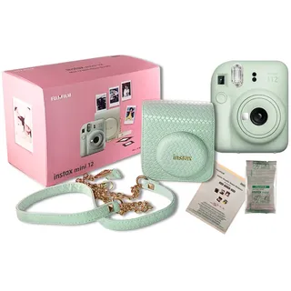 Fujifilm Instax Mini 12 Bundle Mintgrün Exklusiv - Sofortbildkamera