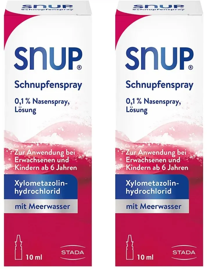 SNUP Schnupfenspray 0,1% Nasenspray mit Meerwasser und Xylometaz