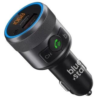 COFI 1453 Transmitter FM mit Audladefunktion in Grau QC3.0 PD 42W LED Bluetooth